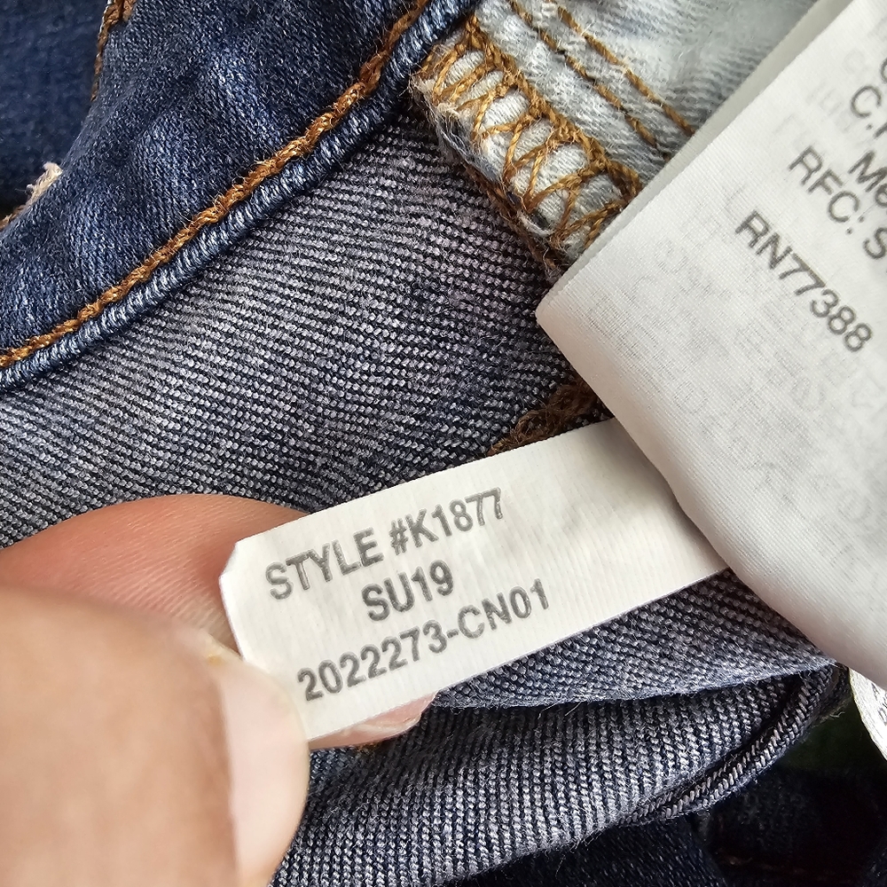 Madewell Roadtripper Mid Rise Skinny Jean Medium Wash Size 26‎ - Picture 9 of 11